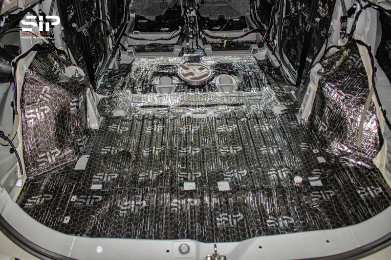 Hình ảnh cách âm sàn ô tô