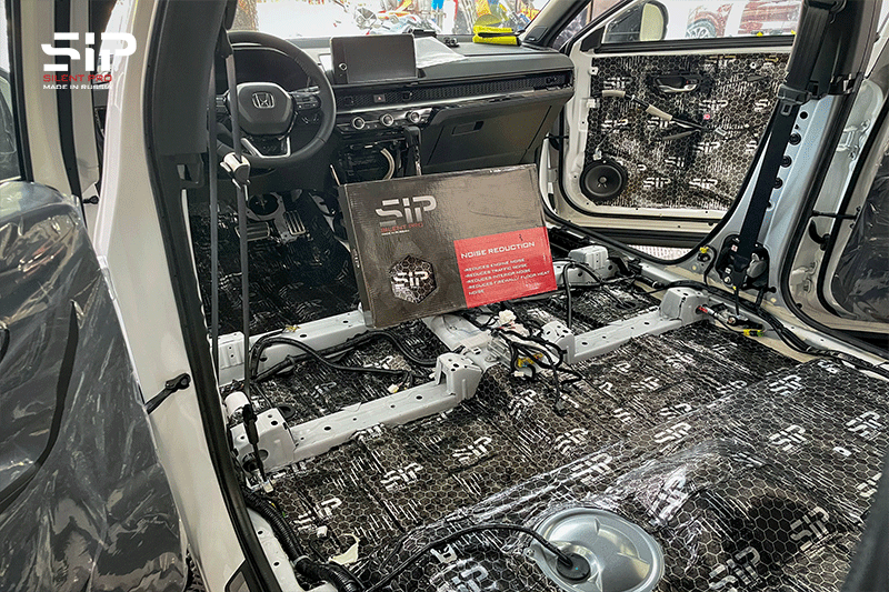 Cách âm sàn ô tô bằng vật liệu SIP