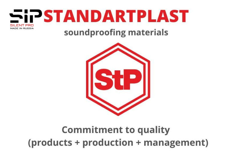 Logo thương hiệu vật liệu cách âm ô tô StP