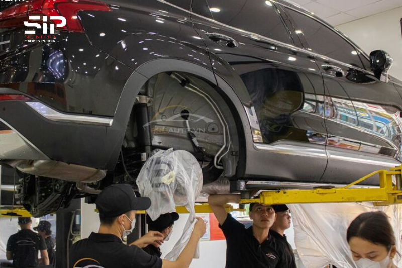 Quy trình phủ gầm ô tô đạt chuẩn