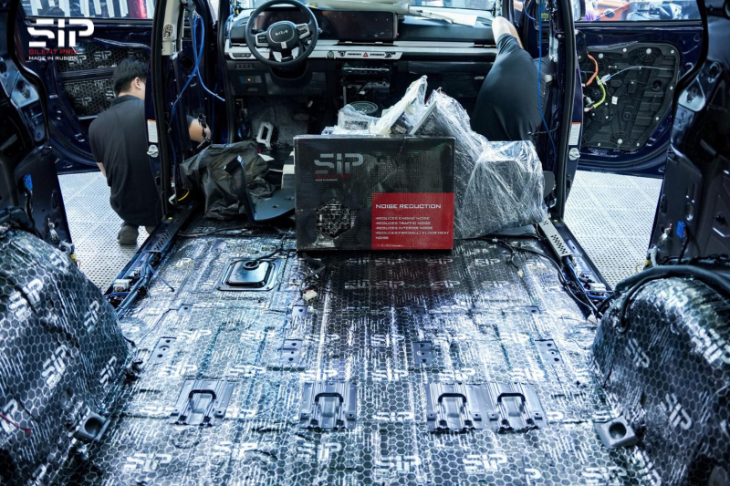 Cách âm chống ồn ô tô vị trí sàn xe