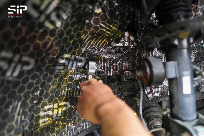 Dụng cụ dán cách âm ô tô chuyên dụng