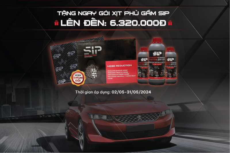 Tặng ngay gói xịt phủ gầm SIP