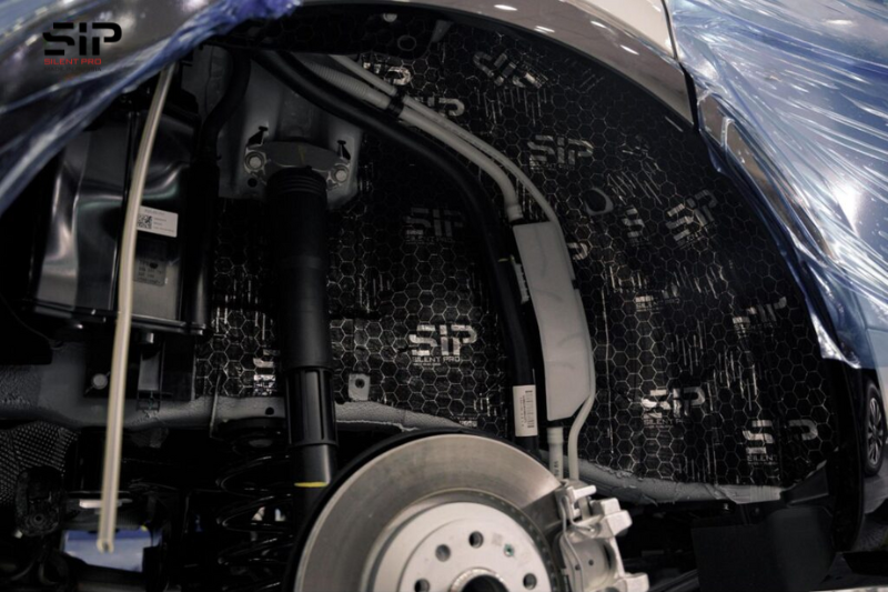 Cách âm vị trí hốc bánh xe