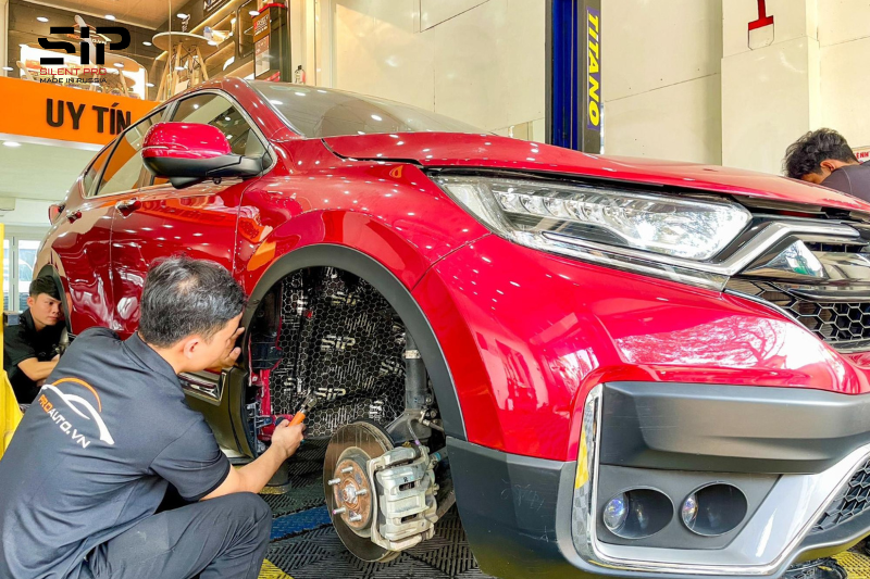 Quá trình thi công cách âm SIP xe ô tô tại Cần Thơ 