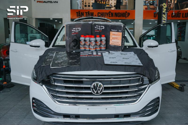 Dán cách âm SIP xe ô tô tại Kiên Giang với xe Volkswagen
