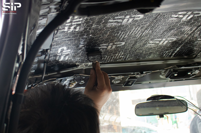 Dán cách âm SIP tại trần xe - Cách âm SIP xe ô tô tại Đắk Lắk