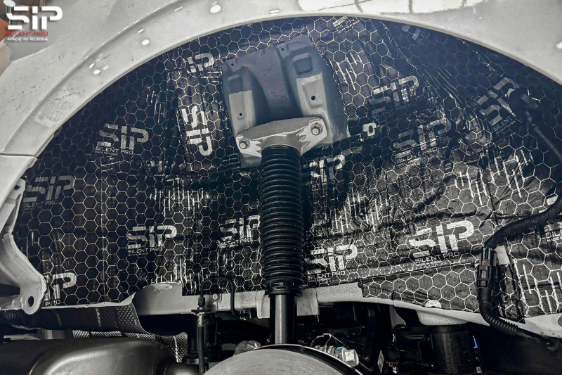 Cách âm SIP xe ô tô tại Gia Lai vị trí 4 hốc bánh