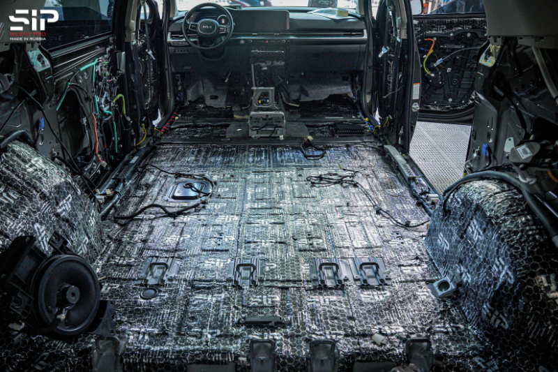 Cách âm SIP xe ô tô tại Vĩnh Long vị trí sàn xe ô tô