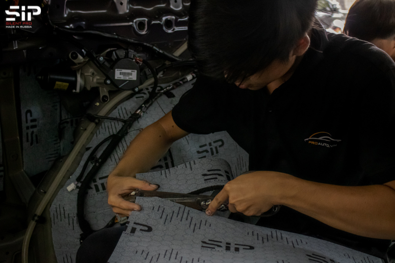 Quá trình đo cắt cách âm - Cách âm SIP xe ô tô tại Quảng Ngãi