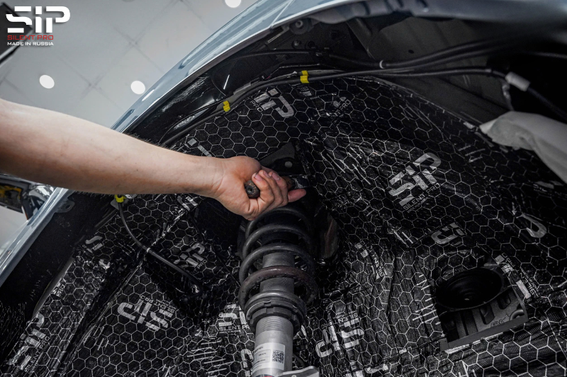 Cách âm SIP ô tô tại Phú Yên vị trí 4 hốc bánh