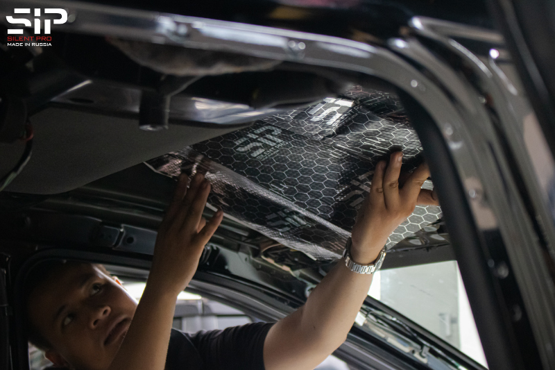 Cách âm SIP ô tô tại Phú Yên vị trí trần xe