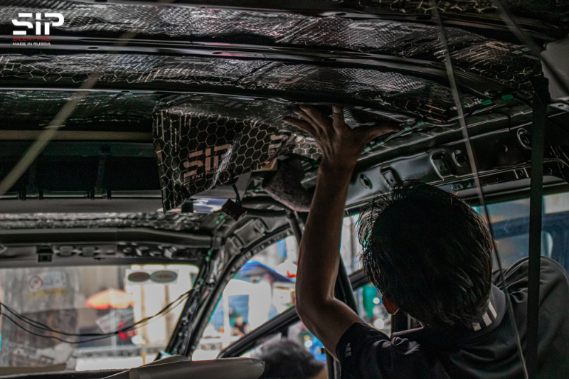 Cách âm SIP xe ô tô tại Ninh Thuận vị trí trần xe